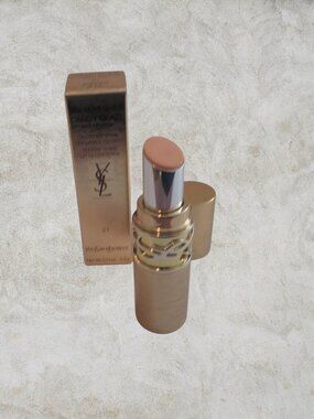 YSL Loveshine Candy Glaze Collector 21-Shimmer Nude (Holiday, Limited Edition)